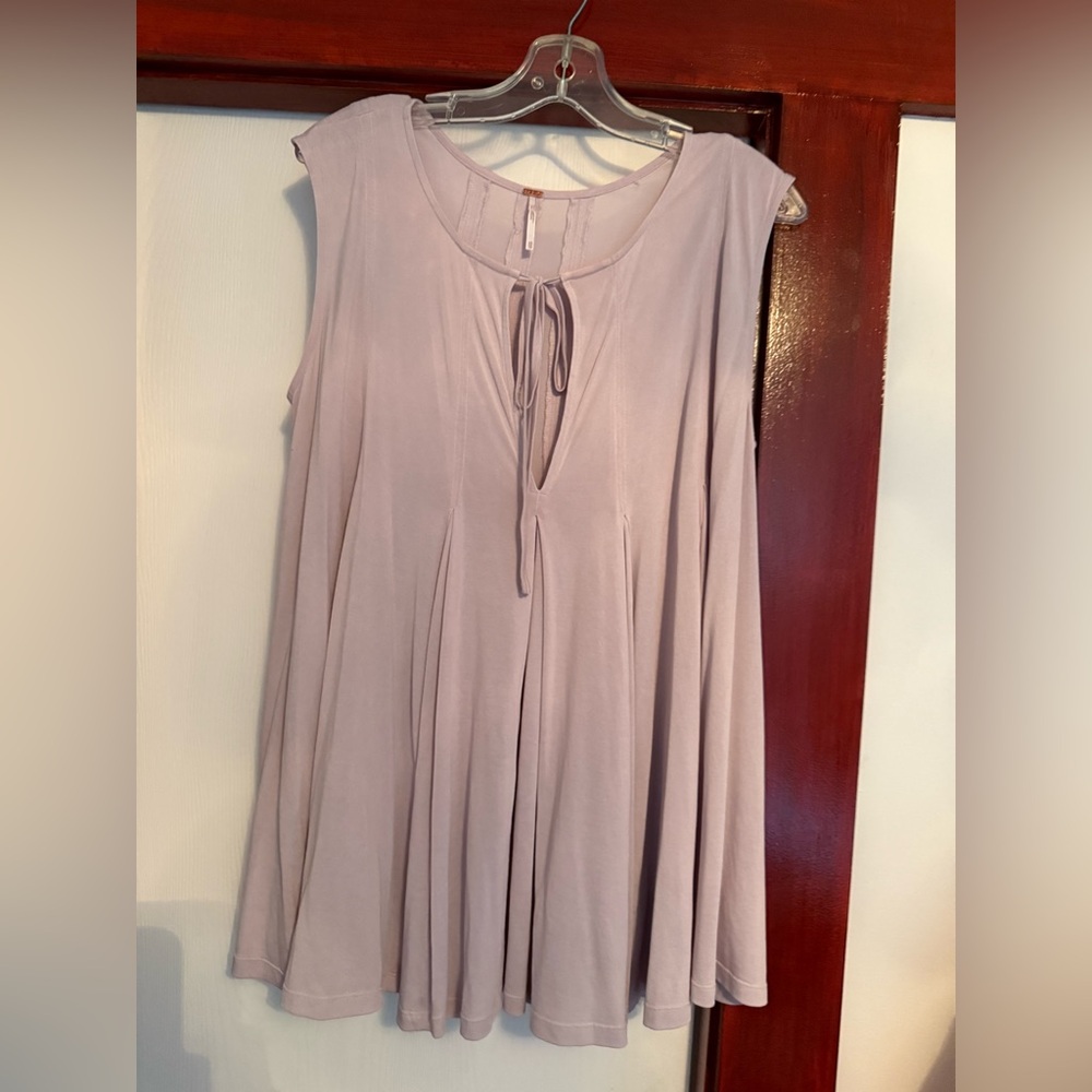 Free People Lavender/pinkish Sleeveless Tunic